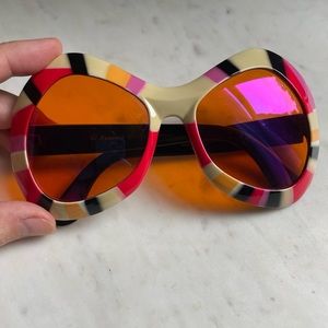 Vintage Funky Psychedelic Sunglasses